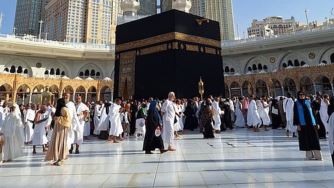 Stoning Of The Devil" Pilgrims in Mina perform symbolic ritual rejecting evil during Hajj