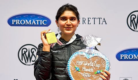 pistol shooter Esha Singh ISSF World Cup