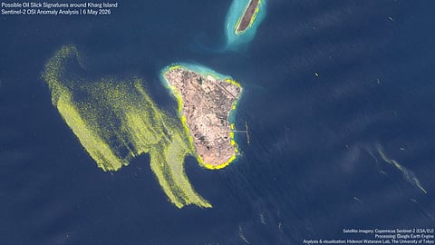 Kharg Island oil spill