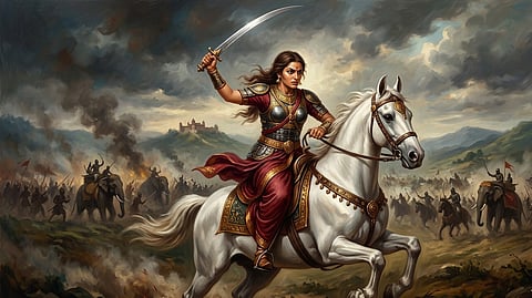 Rani Bhavashankari rose from a noble soldier's daughter to the ruler of Bhurishrestha, defended her kingdom against Pathan invaders,