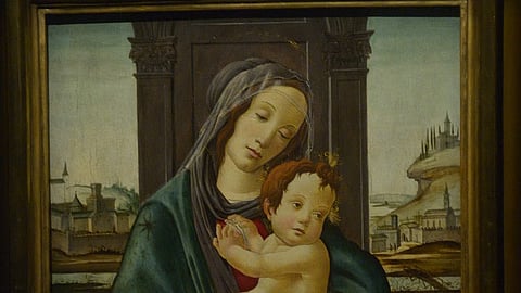 If you are in Delhi, dont forget to catch the Sandro Botticelli's Madonna and Child on display