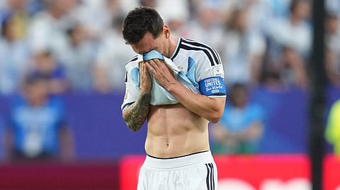 Lionel Messi was spotted crying after his first World Cup goal; here's why