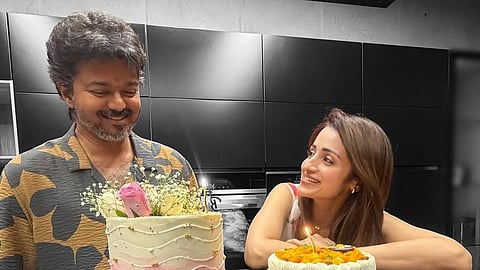 Trisha Krishnan ends speculations with sweet birthday post for Vijay
