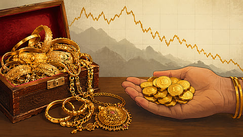 Indian households selling old gold