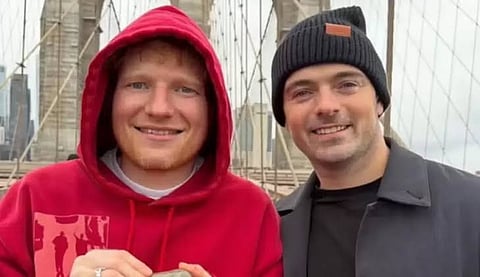Did Ed Sheeran and Martin Garrix just gatecrash a wedding?
