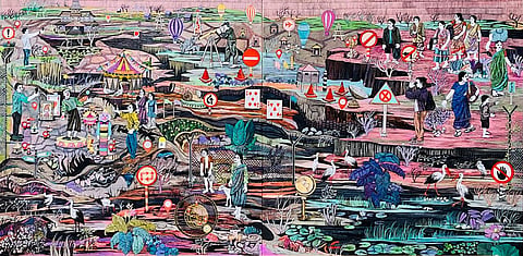This new Kolkata group show portrays maximalism in every frame