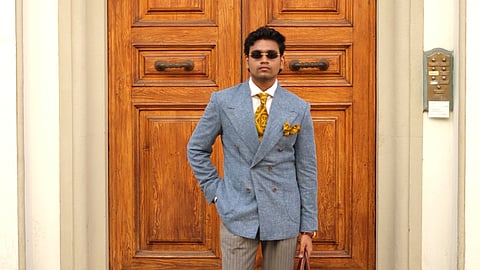 Designer Faizaan Alam is reshaping men’s formal fashion with soft structures