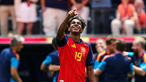 Lamine Yamal is a rising football star from Spain