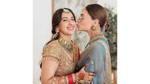 Alia Bhatt plays the perfect bridesmaid during the intimate celebration