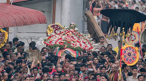 Why does Lord Jagannath ‘happily dance’ on his way to meet his devotees?
