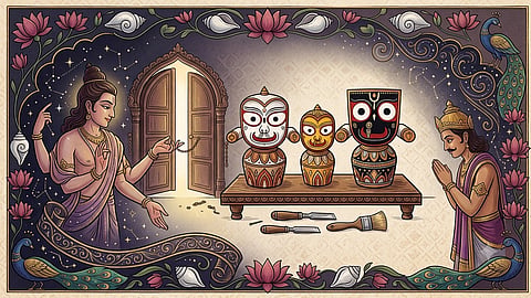 Lord Jagannath’s incomplete idol is rooted in a legend that continues to shape the tradition of Rath Yatra