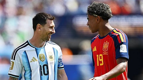 Lamine Yamal shares what Lionel Messi told him after the World Cup final