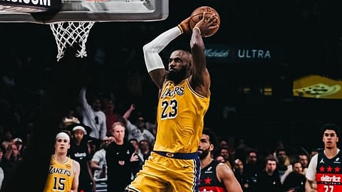 NBA champion LeBron James signs with the Philadelphia 76ers to play for his 24th season