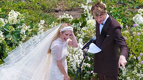 Emma Roberts and Cody John get married in Sun Valley Idaho