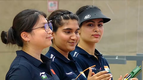Indian shooters shine as Esha Singh wins gold and Manu Bhaker takes bronze at ISSF World Cup