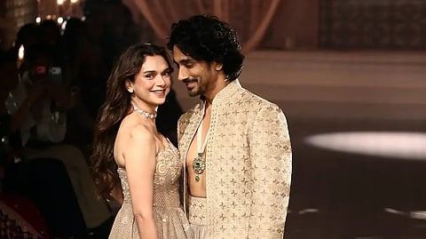 Aditi Rao Hydari and Siddharth walked hand in hand as they closed Jayanti Reddy's India Couture Week 2026
