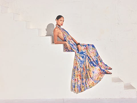 Vintage influences meet modern sensibilities in this collection by Hemant and Nandita