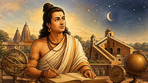 Varahamihira combined astronomy, mathematics and astrology in works that shaped Indian scientific thought