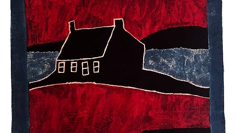 Khalid Amin Khatri redefines traditional Ajrakh in his debut solo exhibition at Khotachi Wadi