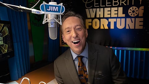 Wheel of Fortune announcer Jim Thornton