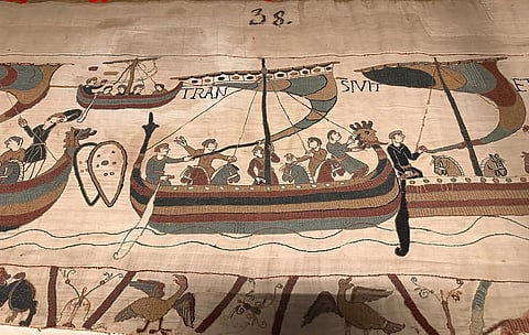 The Bayeux Tapestry opens for the public tomorrow at British Museum