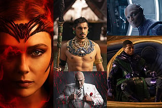 A collage of villans from MCU Phase 4-6