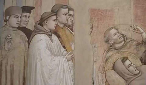 Giotto’s newly restored St. Francis frescoes unveiled in Florence