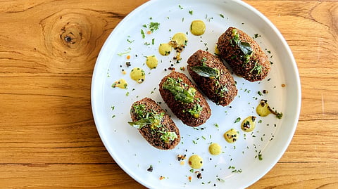 Gunpowder Beetroot Croquettes