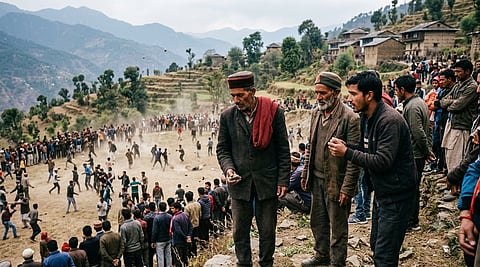 A day after Diwali, Dhami in Himachal Pradesh witnesses its historic stone pelting festiva