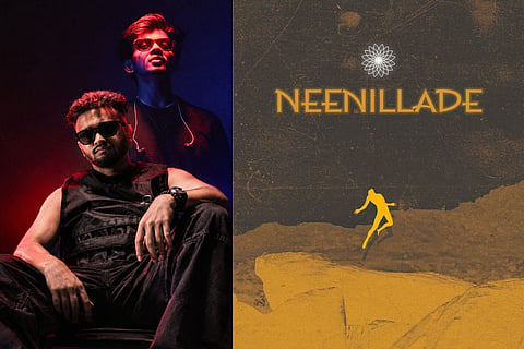 In frame (L-R): Ashwin Mandoth and Vivek Kiran; Cover art for the single