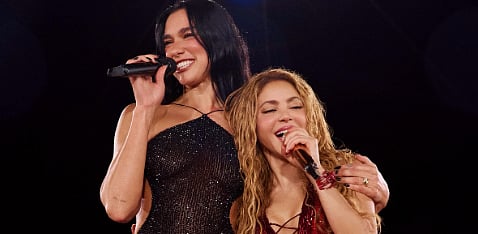 Dua Lipa performs with Shakira and celebrates birthday