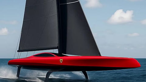 Universo Ferrari 2026 exhibition Ocean Yatch at Yashobhoomi Convention Centre New Delhi