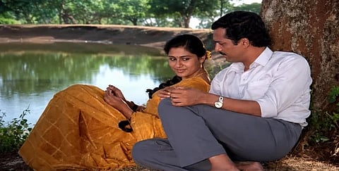 Nana Patekar and Smita Patil in Sutradhar, 1986.