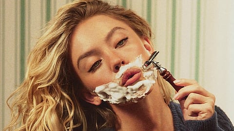 Sydney Sweeney in promotional shoot for Syrn.