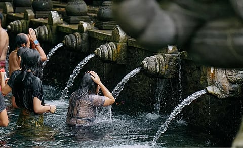Melakut purification ritual.