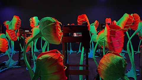 Assamese artist Dhiraj Rabha takes us through his installation, The Quiet Weight of Shadows