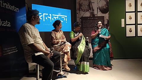Panel Discussion at the Bengale Biennale Curtain Raiser event in Alipore Museum, Kolkata.
