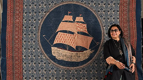 Shelly Jyoti latest exhibition explores Indigo, migration, and textile art