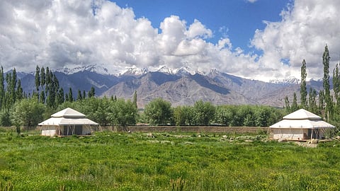 Thiksey_camp tents