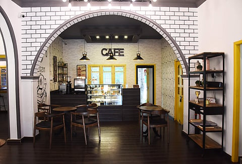 Interiors at Aegam cafe