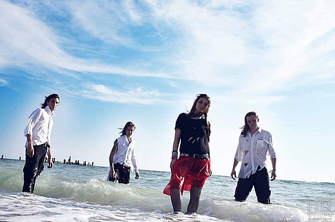 Siberian death-metal band Dehydrated in Kochi