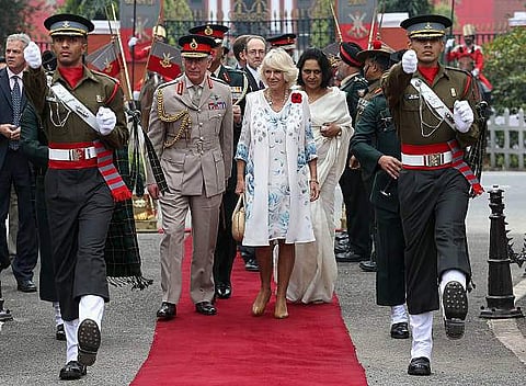 Prince Charles, Camilla Parker-Bowles arrive in India