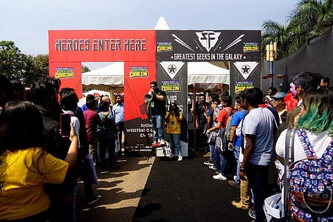 The entrance to the event
