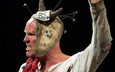 A still from the play
