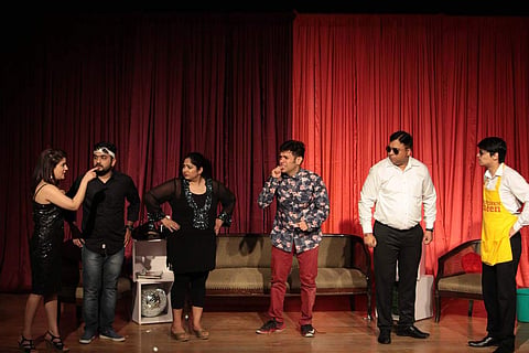 Still from the play