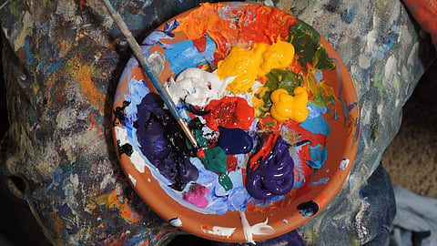 Acrylic pour painting workshop