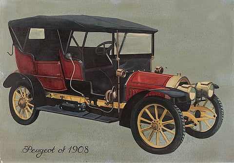 Vintage cars at Osian's