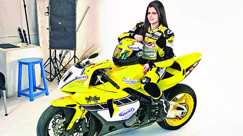 Chennai's racer chick Alisha Abdullah is back to racing, both on cars and bikes