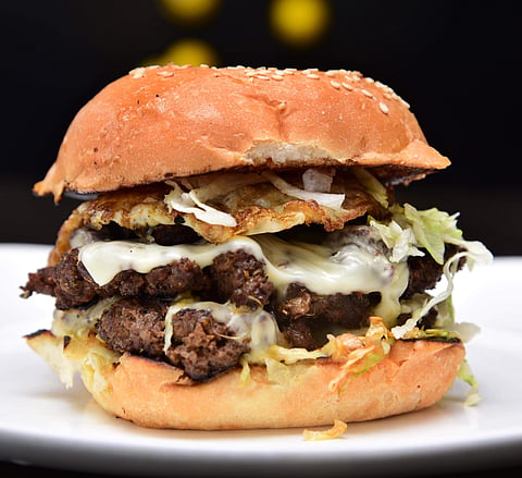 Double beef burger