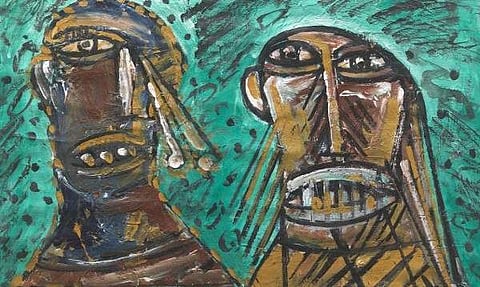Late Indian artist FN Souza's paintings will shine at the International Aspire Art Auction